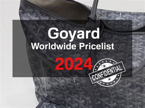 goyard portefeuille st lambert pm|2024 Goyard Price List (USA vs. Paris) .